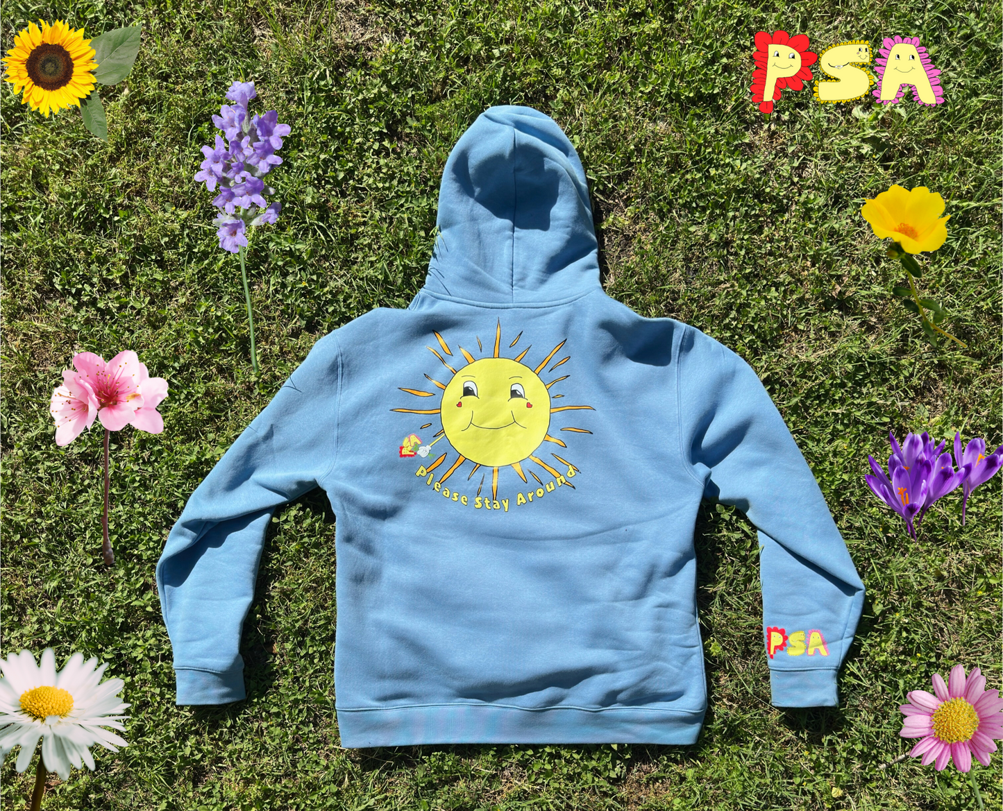 Please Stay Around™ Sunny Days Hoodie