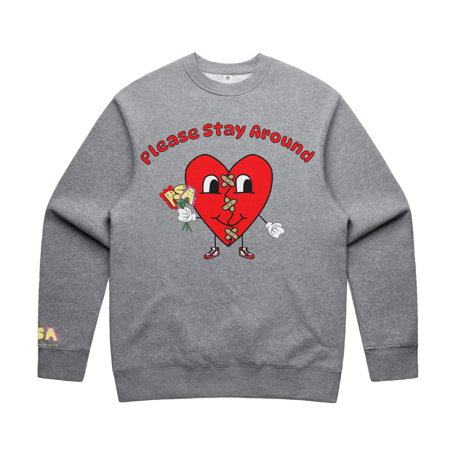 Please Stay Around™ Broken Heart Sweater