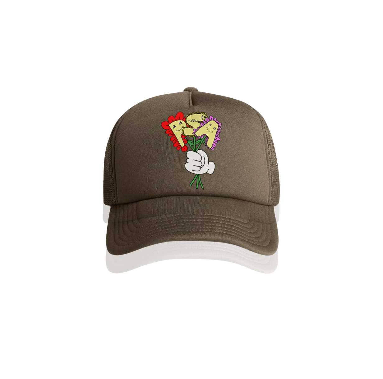 Please Stay Around™ Bouquet of Flowers Trucker Hat