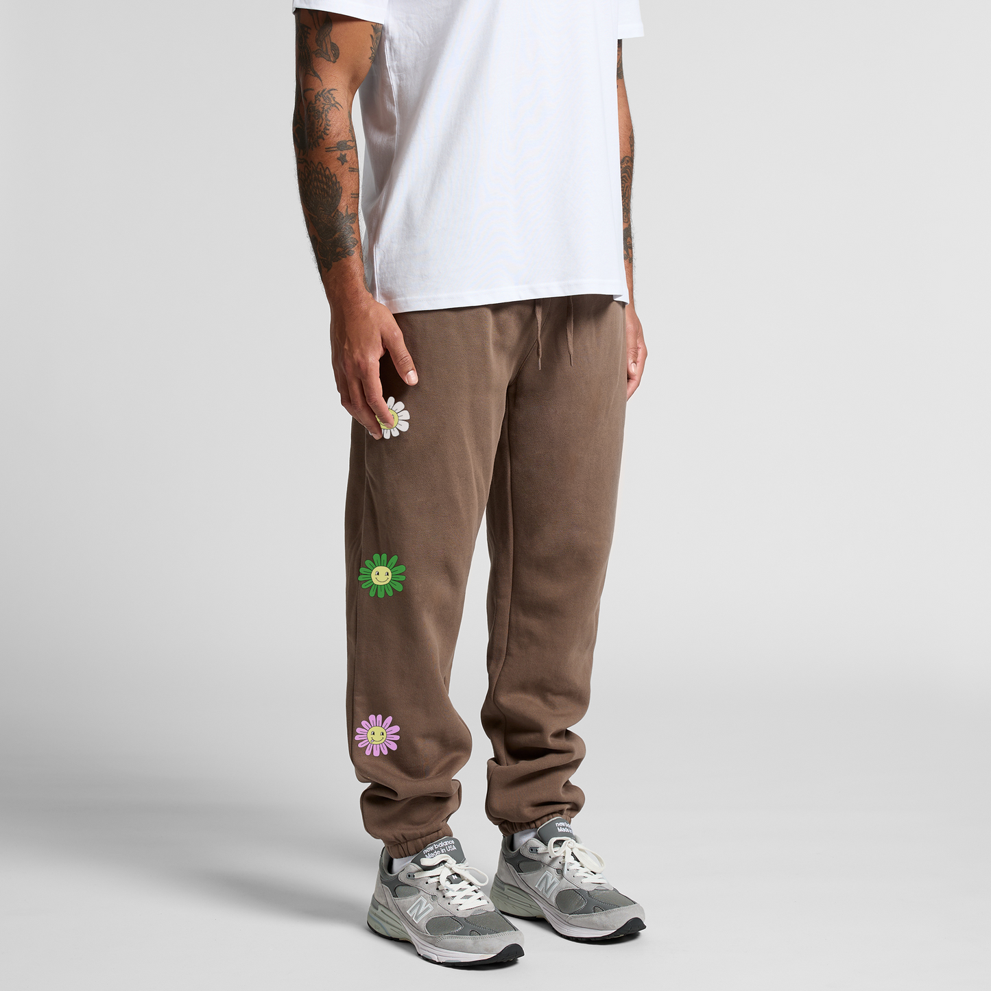 Please Stay Around™ Smiling Flowers Trackpant