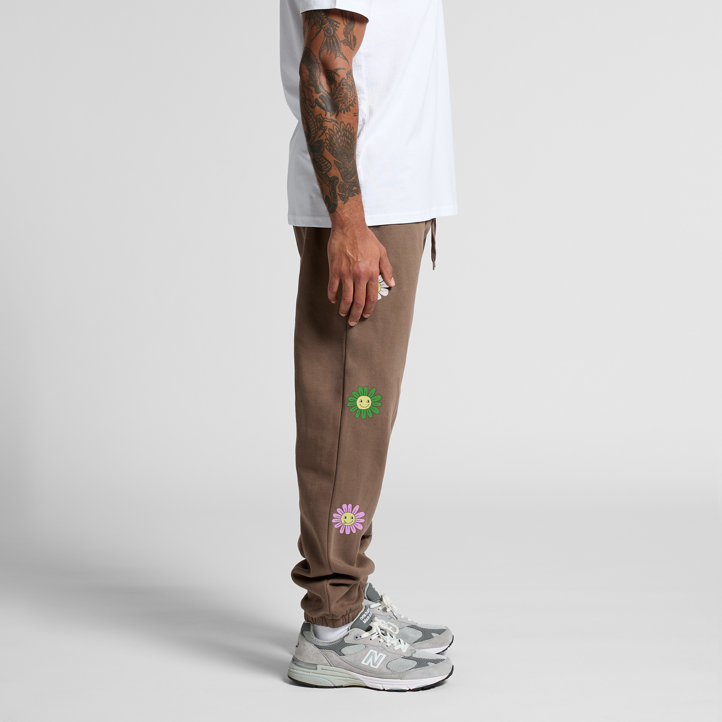 Please Stay Around™ Smiling Flowers Trackpant