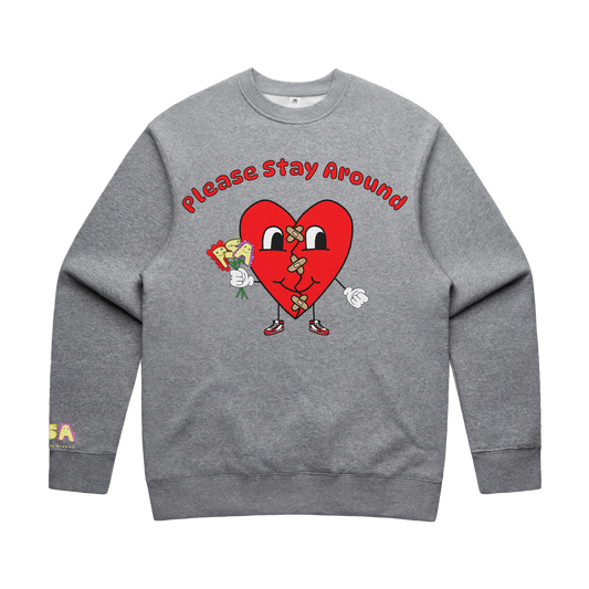 Please Stay Around™ Broken Heart Sweater