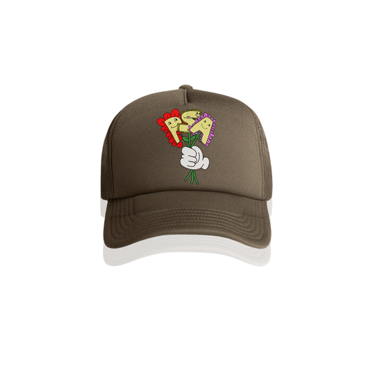 Please Stay Around™ Bouquet of Flowers Trucker Hat