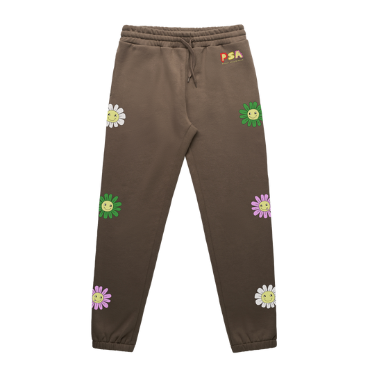 Please Stay Around™ Smiling Flowers Trackpant